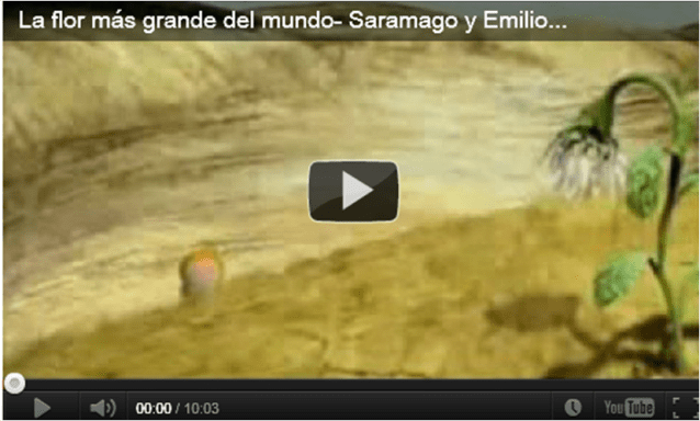 La flor mas grande Saramago